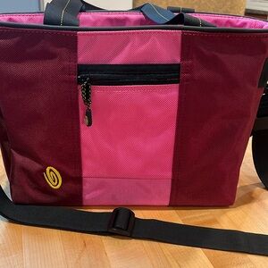 Timbuktu tote bag with detachable shoulder strap. Like new. Indestructible.